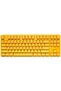 لوحة مفاتيح الألعاب الميكانيكية One 3 Yellow Ducky TKL 80% Cherry Blue Key