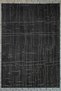 Mia Viscose Woven Carpet Non-Slip Base Washable Anthracite Living Room Carpet 1422