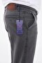 Gray Plus Size Men's Lycra Oversized High Waist Jeans Relaxed Fit Jean Denim - 7