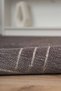 Mia Viscose Woven Carpet Non-Slip Base Washable Anthracite Living Room Carpet 1422 - 3