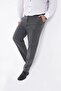 Gray Plus Size Men's Lycra Oversized High Waist Jeans Relaxed Fit Jean Denim - 4