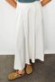 Pleated White Skirt - 6