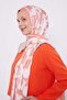 Salmon Abstract Pattern Club Shawl - 2