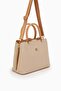 Mink Camel Pat Closure Handbag 930065 - 2