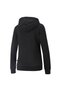 849096 Ess+ Metallic Logo Hoodie Hooded Women's Sweatshirt Black - 5