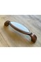 Porcelain Furniture Drawer Cloakroom Kitchen Cabinet Handle 128mm