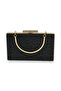 Evening Dress Bag – Laser Patterned, Metal Handle Portfolio |   Black - 6