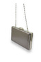 Wedding/Engagement Evening Dress Bag – Metallic, Wrinkled Leather, Evening |   Platinum Anthracite Grey - 7