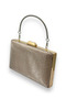 Rose Gold Color Laser Patterned Evening Bag Evening Bag Henna Bag Portfolio Clutch - 2