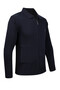 Men's Knitwear Navy Blue Jacket Zippered Pocket Detailed Patterned Steel Knit Classic Fit -4241K - 2