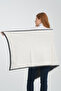 Piping Shoulder Shawl, Stylish and Comfortable Shoulder Shawl Suitable for Reversible Use, Knitwear Shoulder Shawl, Women's Shoulder Shawl. - 8