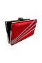 Satin Evening Dress Bag Night Portfolio with Red Silver Case - 3