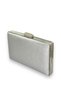 Silver Gray Lamé Anti-Scratch Matte Leather 2026 New Season Metal Case Evening Dress Bag Engagement Wedding Graduation - 2