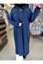 Women's Extra Long Zippered Hooded Ferace Cap - 2