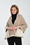 Piping Shoulder Shawl, Stylish and Comfortable Shoulder Shawl Suitable for Reversible Use, Knitwear Shoulder Shawl, Women's Shoulder Shawl. - 2