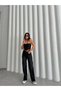 Women's Pale Effect High Waist Lycra Wide Leg Palazzo Jean - 3