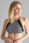Black Helen Halter Bikini Top
