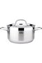 Casserole 20x11cm - 3.5 Liter Capacity -18/10 Cr-Ni Stainless Steel - Silver