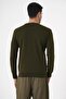 Men's Crew Neck Knitwear Sweater Khaki 20w150 - 5