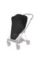 Black Luxury Baby Stroller - Fly Screen - 3