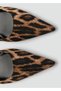 Leopard Print High Heels - 5