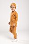 Cotton Ribbed 3-Piece Set Baby and Kids Set Orange - 5