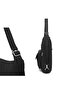 Women's Backpack and Shoulder Bag 1205 Black - 7