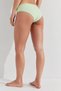 Light Green Ribbed Hipster Bikini Bottom - 3