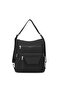 Women's Backpack and Shoulder Bag 1205 Black