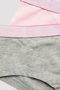 Multicolored Girl's 2-Piece Hipster Panties - 2