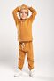 Cotton Ribbed 3-Piece Set Baby and Kids Set Orange - 4