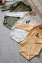 100% Cotton Baby Bodysuit (Set of 3) - Cute Animal Embroidered - 4