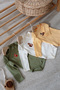 100% Cotton Baby Bodysuit (Set of 3) - Cute Animal Embroidered - 3