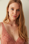 #nounderwear Dusty Rose Wirefree Unpadded Lace Bra