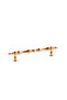 Crescent Gold 128 mm Handle Luxury Country Kitchen Furniture Cabinet Drawer Handle - 3