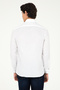 Men's White Long Sleeve Basic Shirt 50293948 -Vr013 - 5