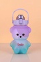 Cute Teddy Bear Water Bottle with Straw and Lid, Smile Design, Leakproof, Durable, BPA-Free, School Kids Water Bottle - 4