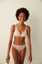 #nounderwear Blossom Light Pink Wireless Lace Bra - 2