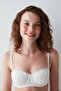 Bloom Pearl Underwire White Lifting Bra - 2