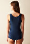 Wool Navy Blue Undershirt - 3