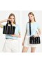 Barcelona Exclusive Canvas Fabric Women's Shoulder Bag 1310 - 4