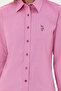 Women's Fuchsia Long Sleeve Basic Shirt 50295710 -Vr023 - 6