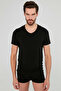 Basic V-Neck Slim 2-Piece T-Shirt - 2