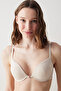 فتحة أمامية Lol Up Lace Lace Beige Bra