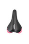 Mtb/City Bike Saddle-Seat - Durable Construction - Pink/Red/Black
