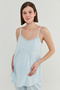 Mama Blue Ditsy Athlete Pajama Top