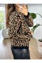 Leopard Printed Soft Knit Cardigan - 6