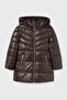 Long Girl's Coat - Brown - 4