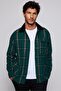 Oversize Long Sleeve Wide Fit Plush Collar Men's Shirt - 3