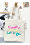 Breathe Smile Let It Go, Tote Bag, Y2K Pinterest Retro Unisex Tote Bag - 3